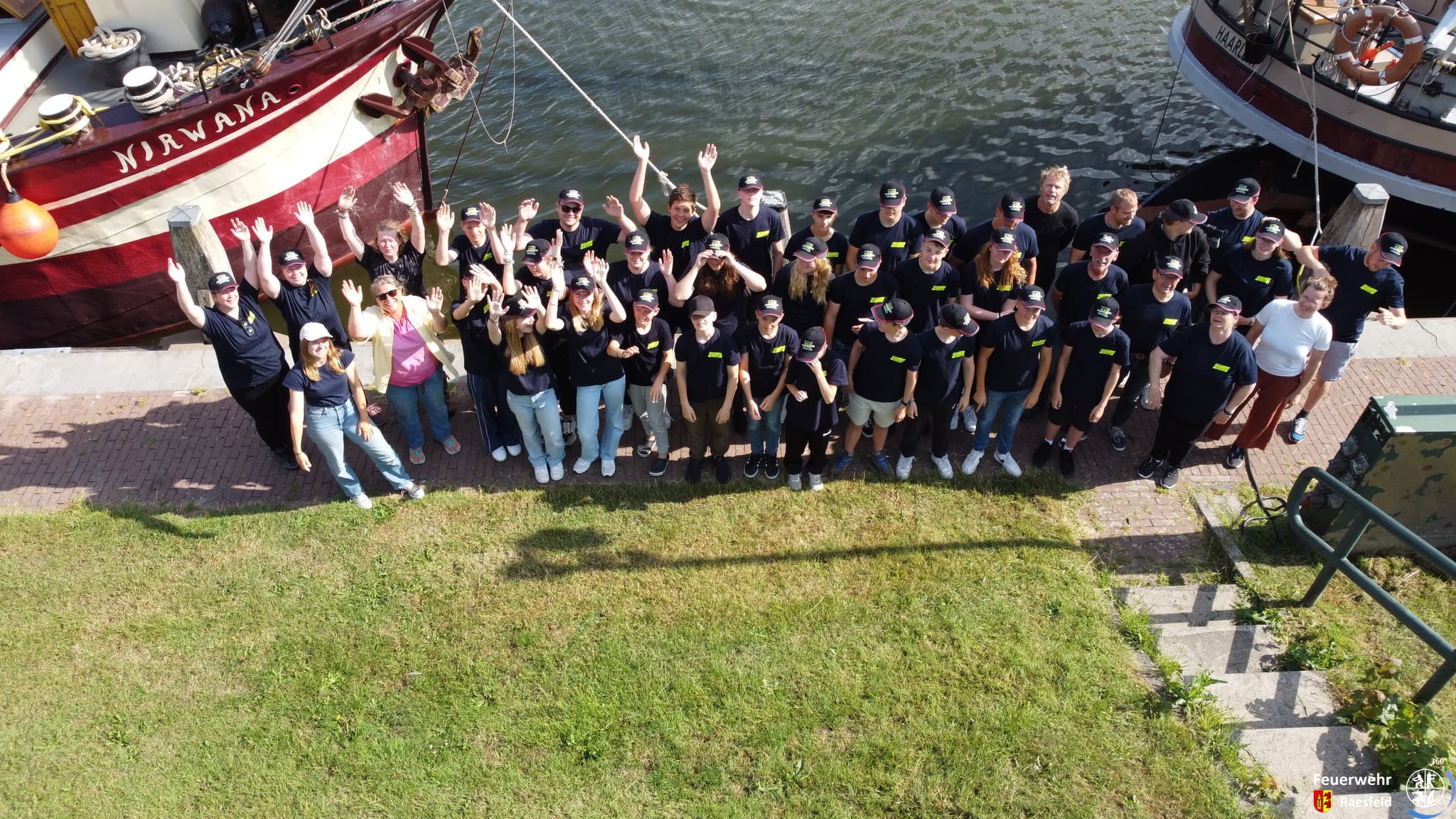 Manschaftsbild vom Segeln